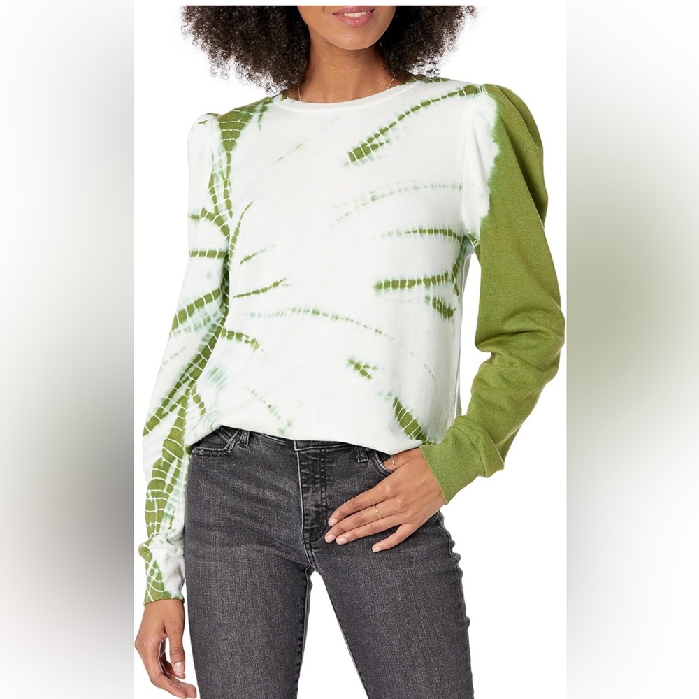 Puff-Sleeve Fleece Sweatshirt